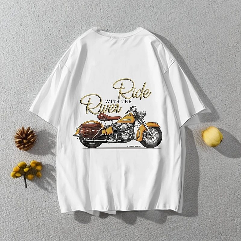 重磅夏季男女短袖美式休闲圆领常规男T恤休闲宽松男士ins男装