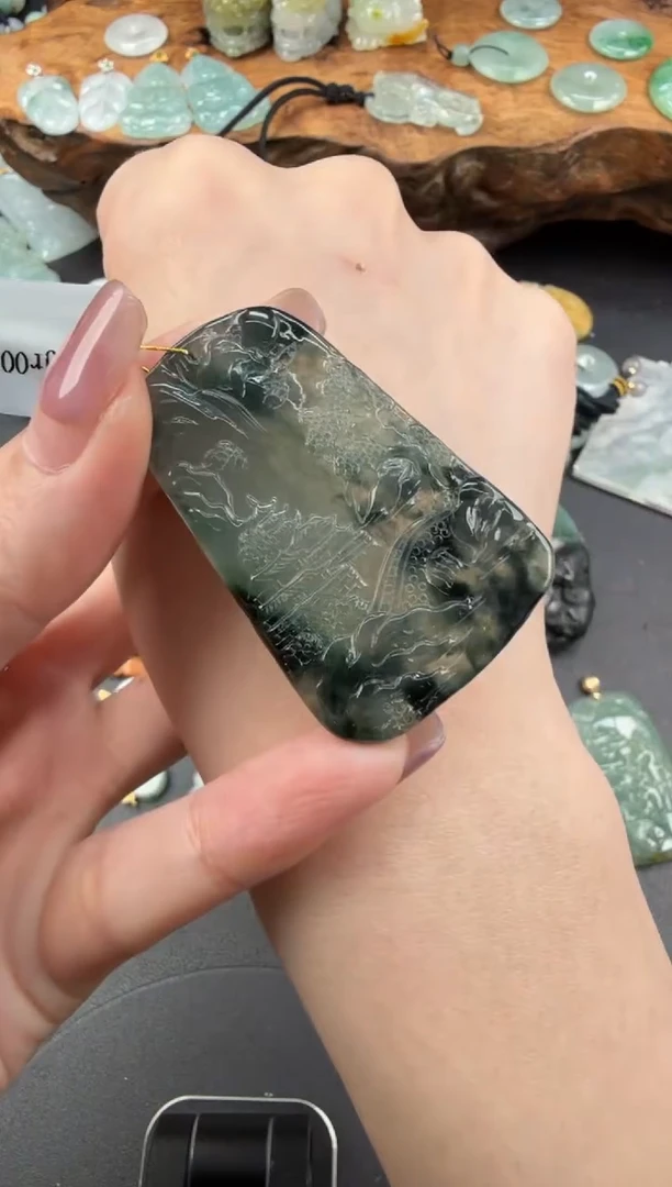 吊坠(不含链)未镶嵌翡翠翡翠饰品-122