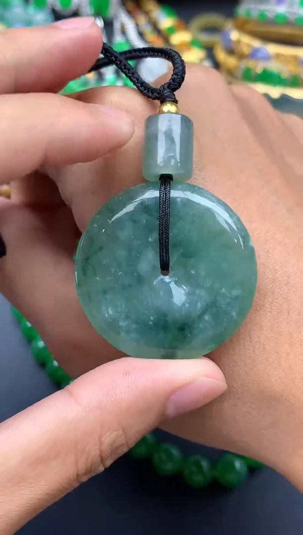 翡翠未镶嵌颈饰159-春日珠宝
