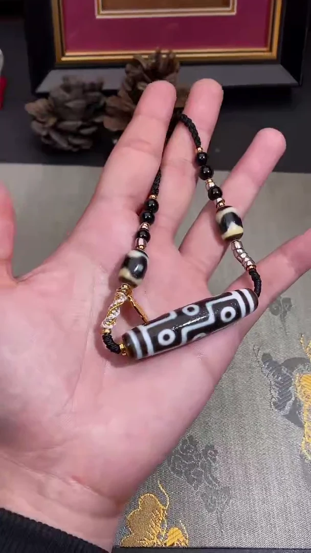 【闪购商品】玛瑙/玉髓颈饰未镶嵌Z27640九眼锁骨链