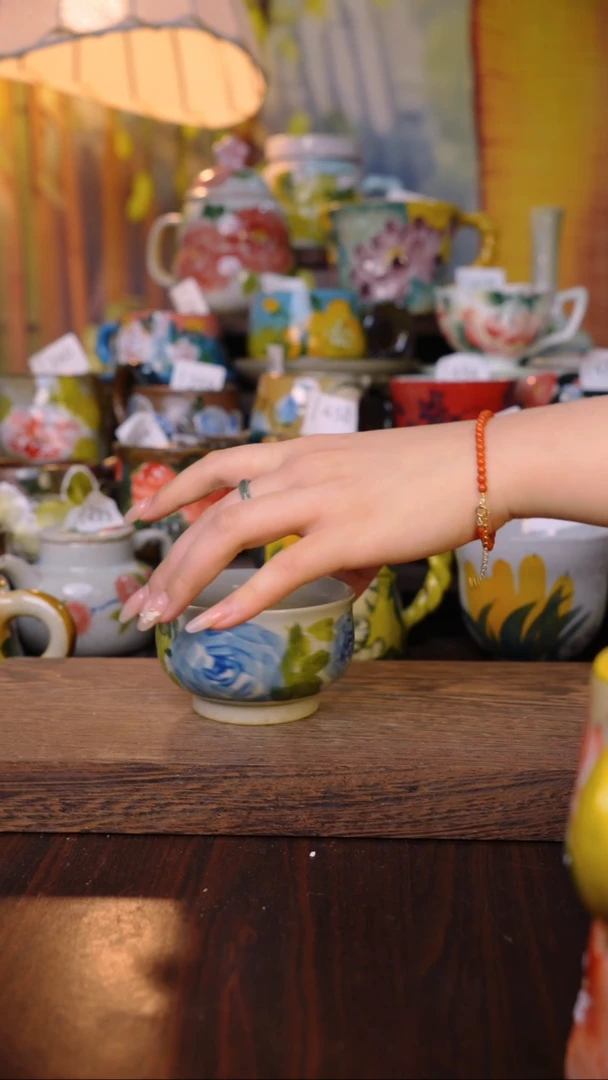 摆件泥垚手作 景德镇手工手绘器物