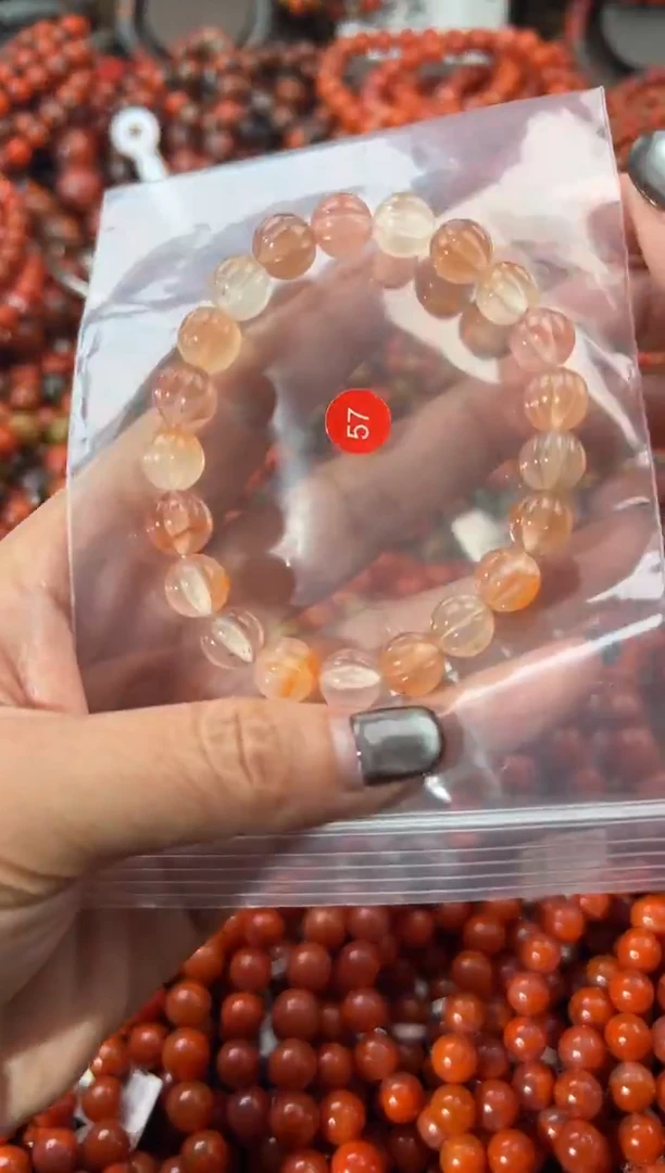 未镶嵌手串南红玛瑙10+