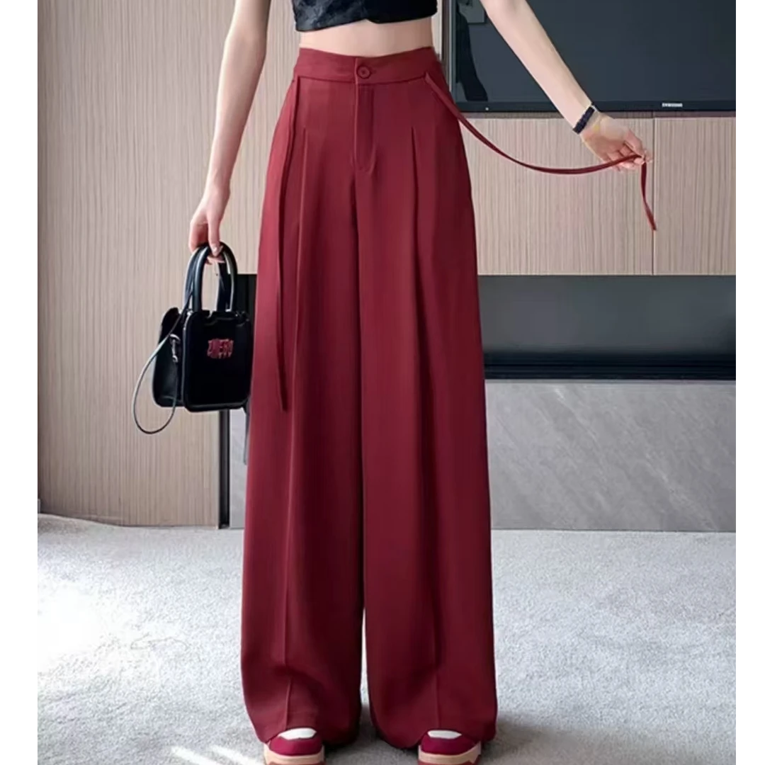 1号【自行备注编码】高腰气质时尚显瘦休闲阔腿裤拖地裤裙子