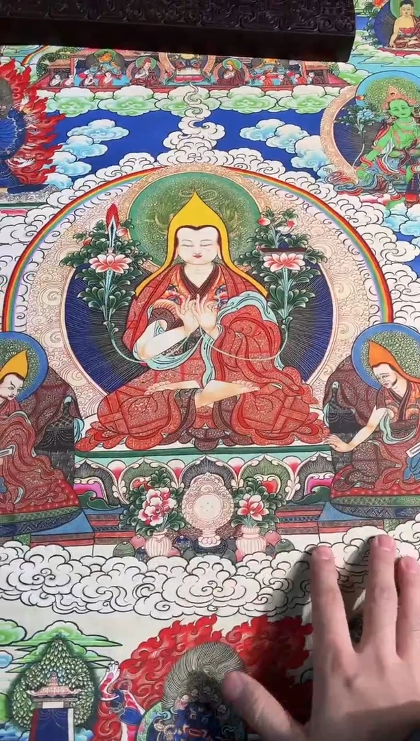 卷轴画路路的唐卡tk160