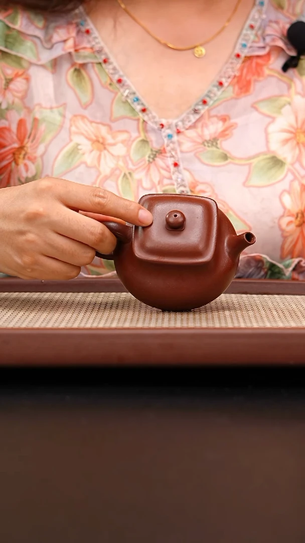 茶壶紫砂红皮龙乾坤180cc何家成