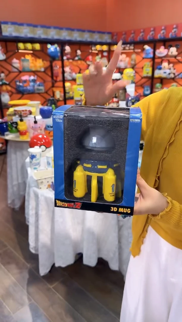 瓷片@@龙珠时光机陶瓷摆件