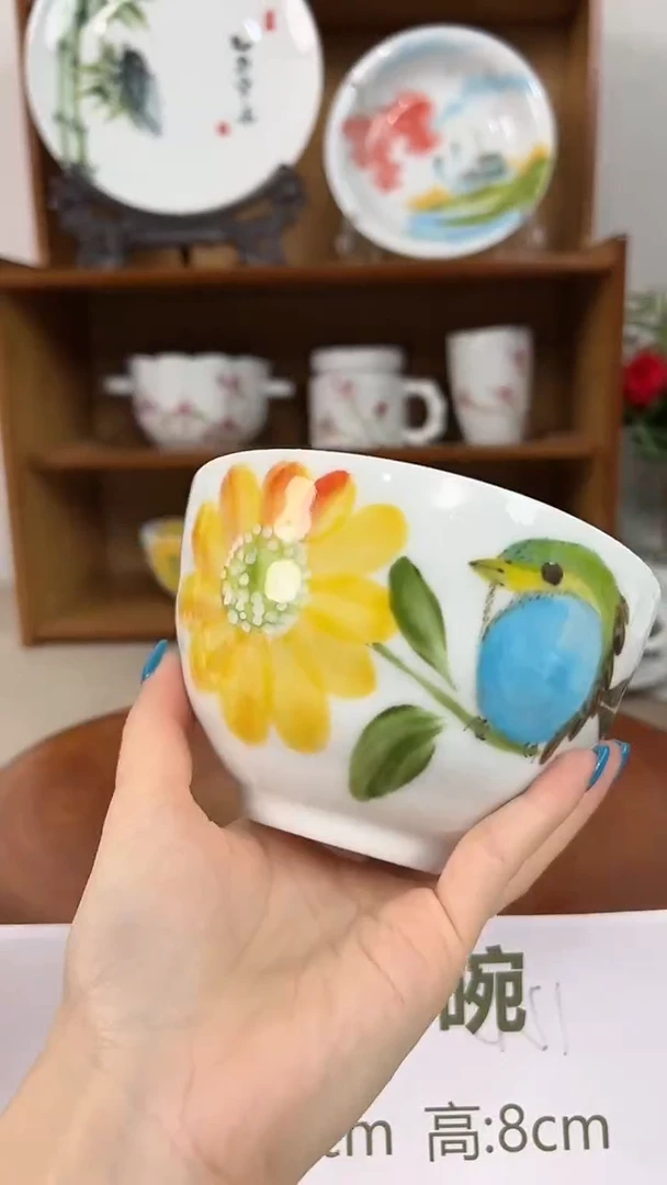 摆件景德镇手工手绘陶瓷餐具