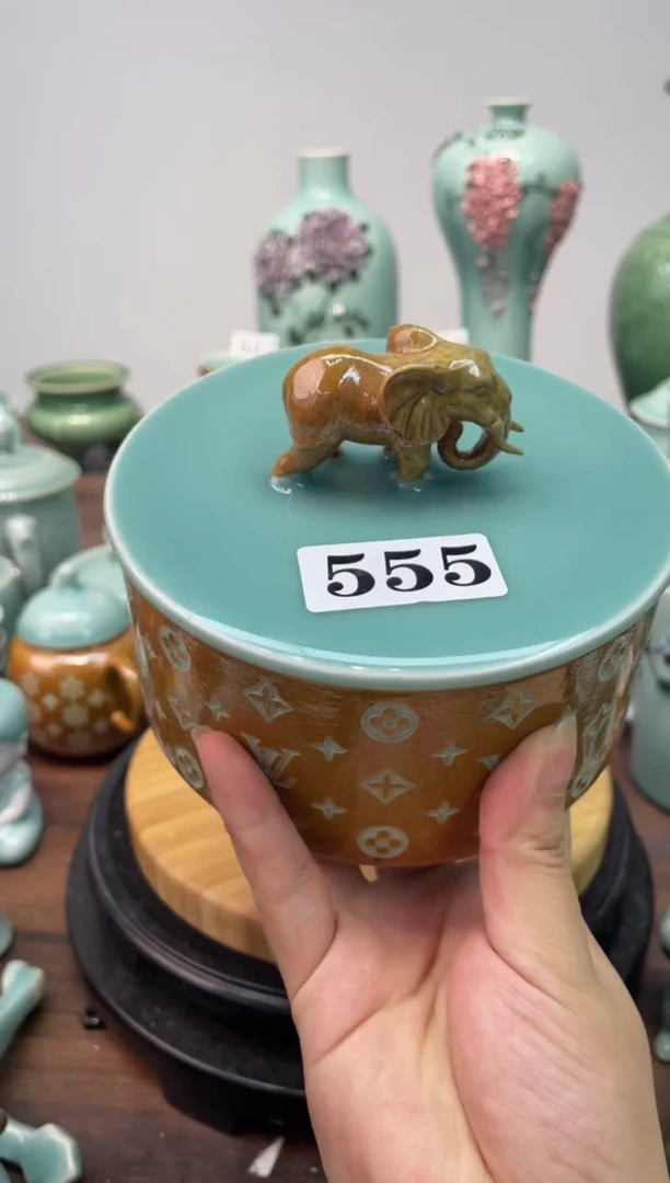 特价福利 微瑕 慧仙青瓷