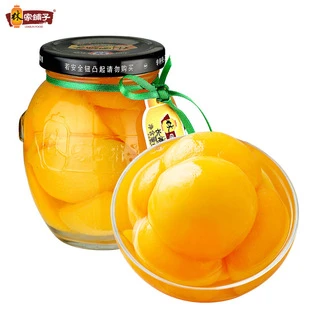LEASUN FOOD/林家鋪子糖水黄桃罐头黄桃味 360g