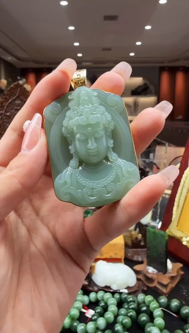 颈饰未镶嵌和田玉36by