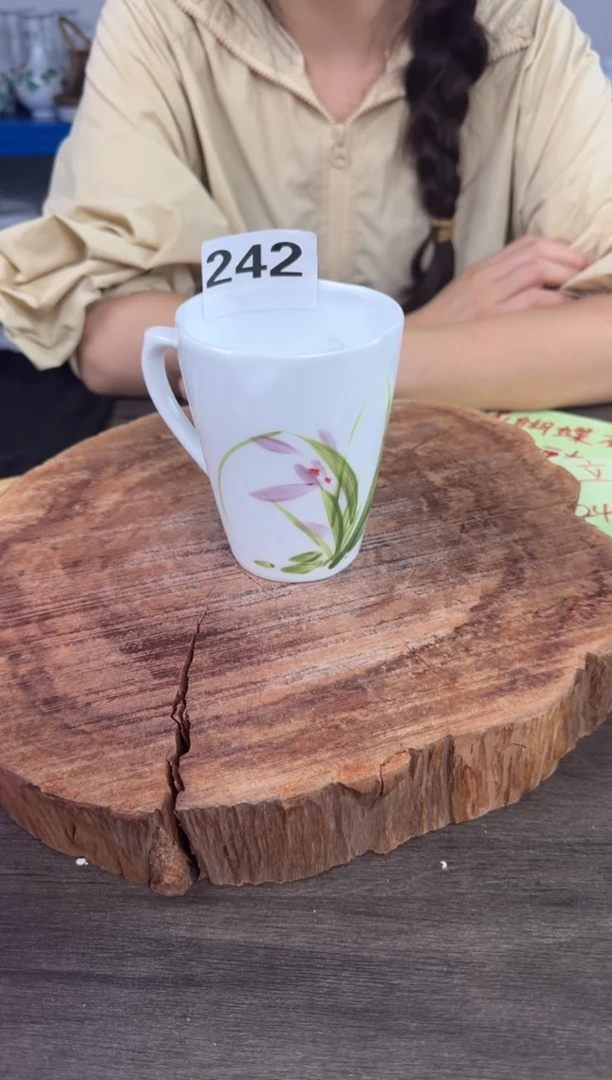 陶瓷高温瓷（玉泥玲珑手柄杯）242