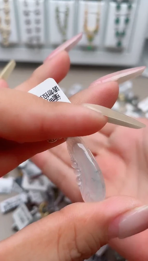 翡翠银S925镶嵌吊坠(不含链)、