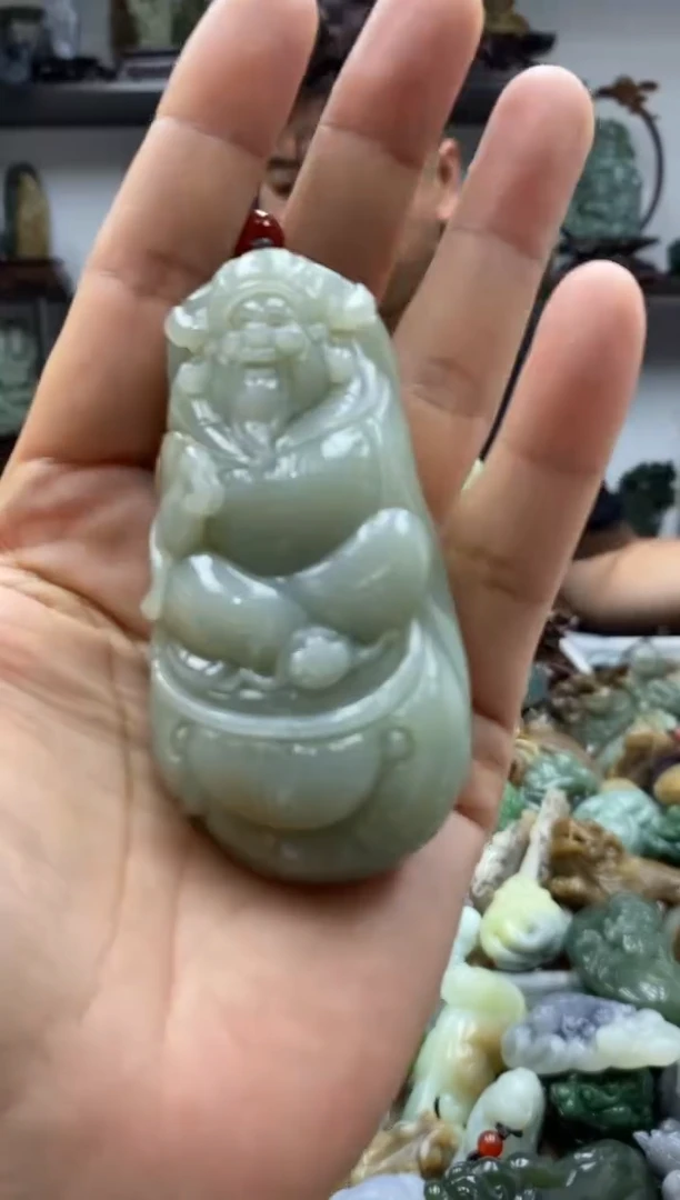 和田玉未镶嵌把件1