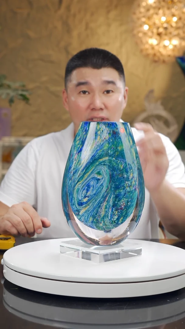 摆件福利设计款莫奈花瓶签名款