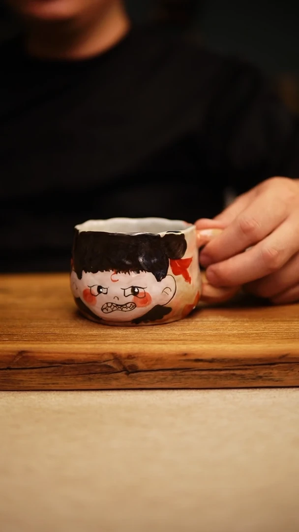 @@陶园瓷舍@@纯手工手绘@高温釉下彩