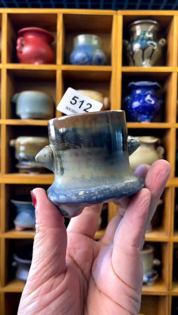 【闪购商品】陶512 内口4.5【喵喵团圆多肉盆】