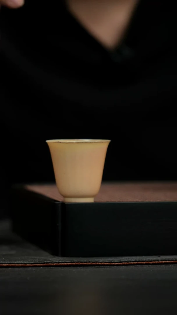 金丝楠木落灰40ml品茗杯