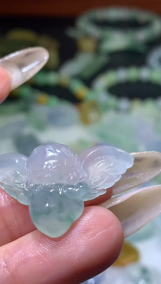 未镶嵌定制翡翠毛货  19.3-30.3-6.5