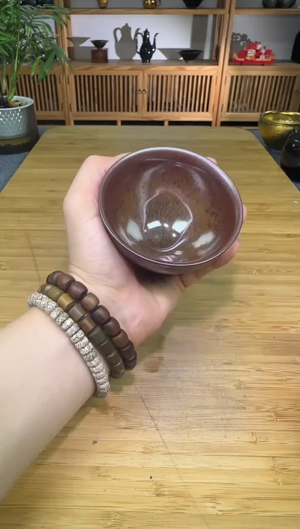 茶盏茶盏888888888柴烧束口铁锈福利