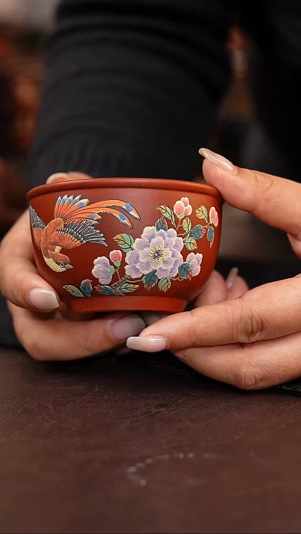 茶壶紫砂大红袍主人杯