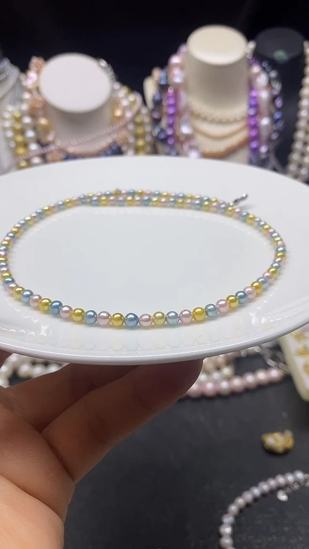 颈饰未镶嵌淡水珍珠多人