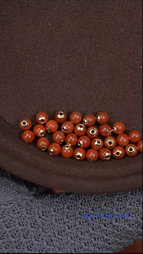 18K金镶嵌配饰南红玛瑙南红配饰（多样性发其一）