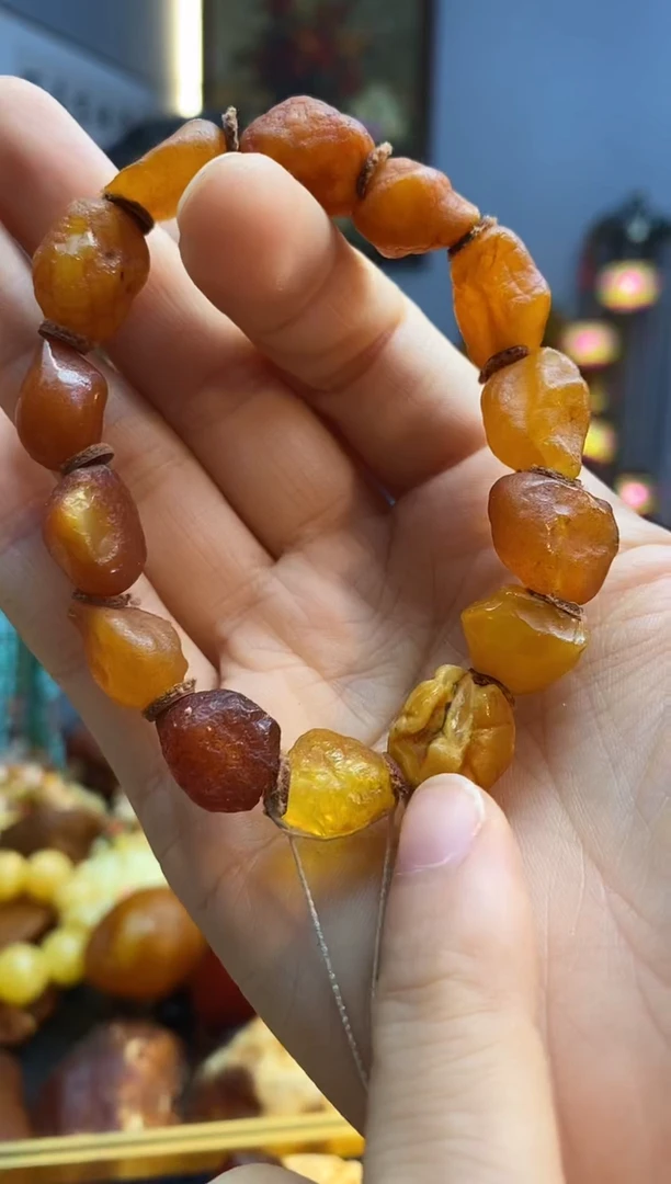 未镶嵌琥珀手串手串