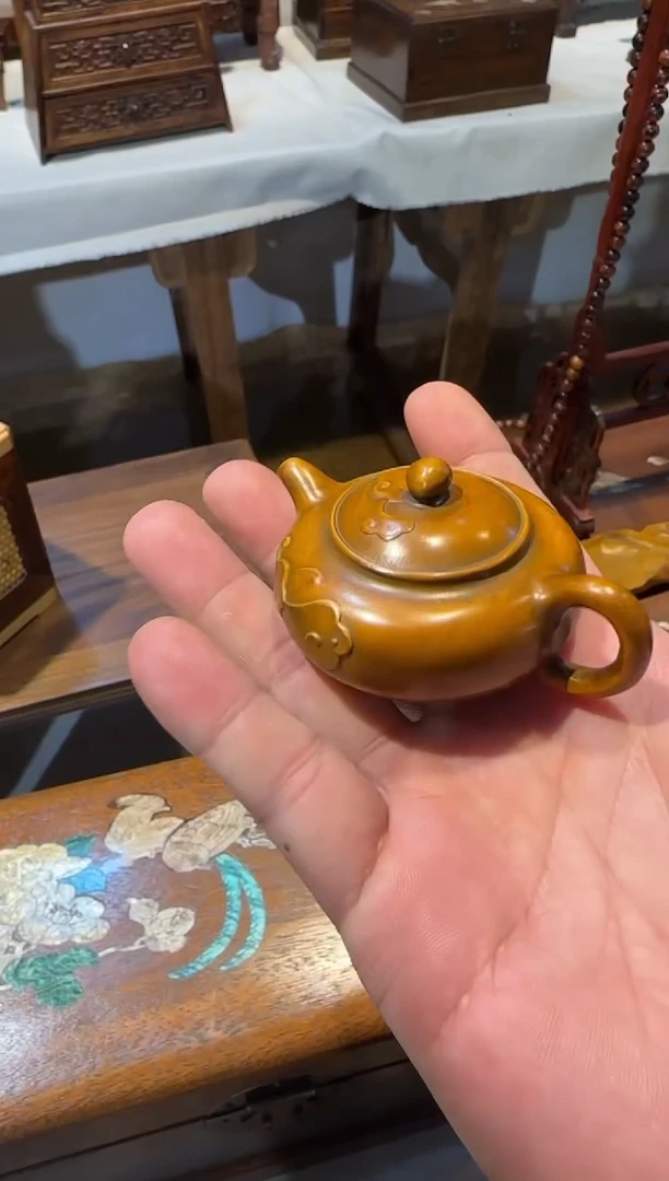 木小叶黄杨木   把把壶