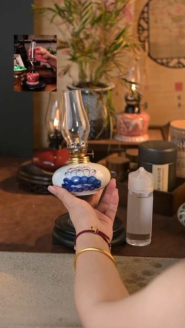景德镇陶瓷香薰灯摆件