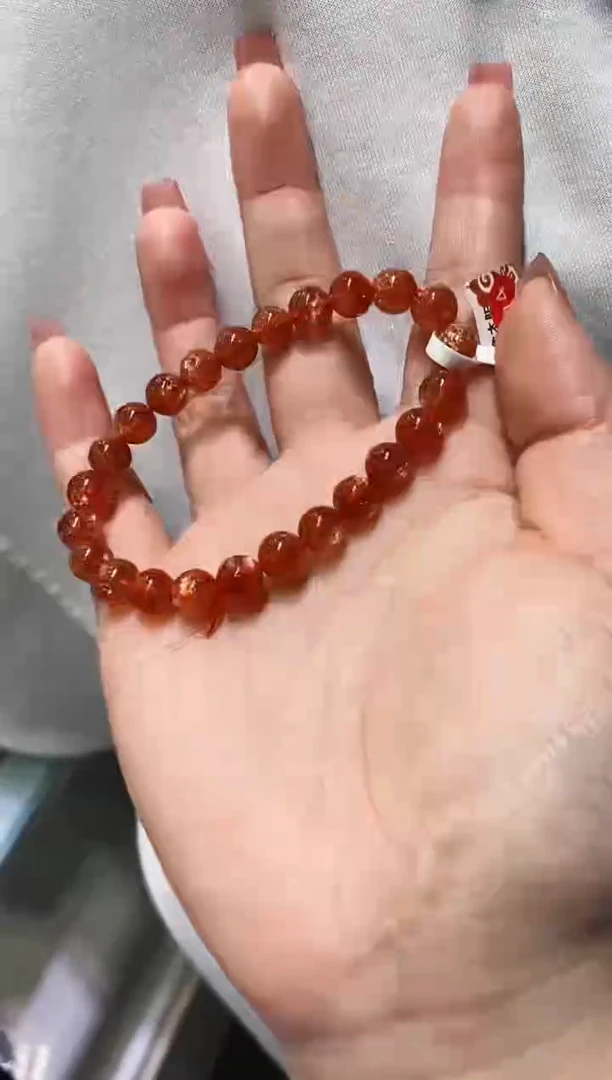 未镶嵌手链长石多样性发其一金太阳7.5+