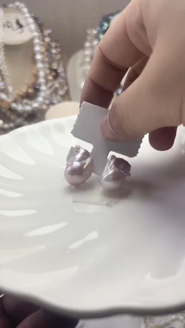 未镶嵌耳饰淡水珍珠【纯恬珠宝】