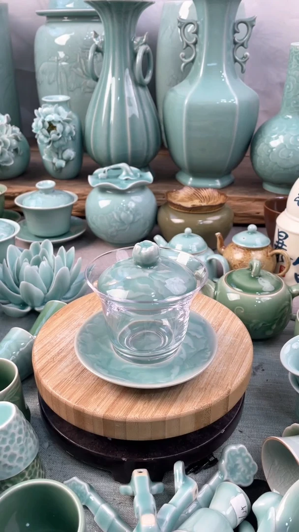 【闪购商品】特价 微瑕 慧仙青瓷