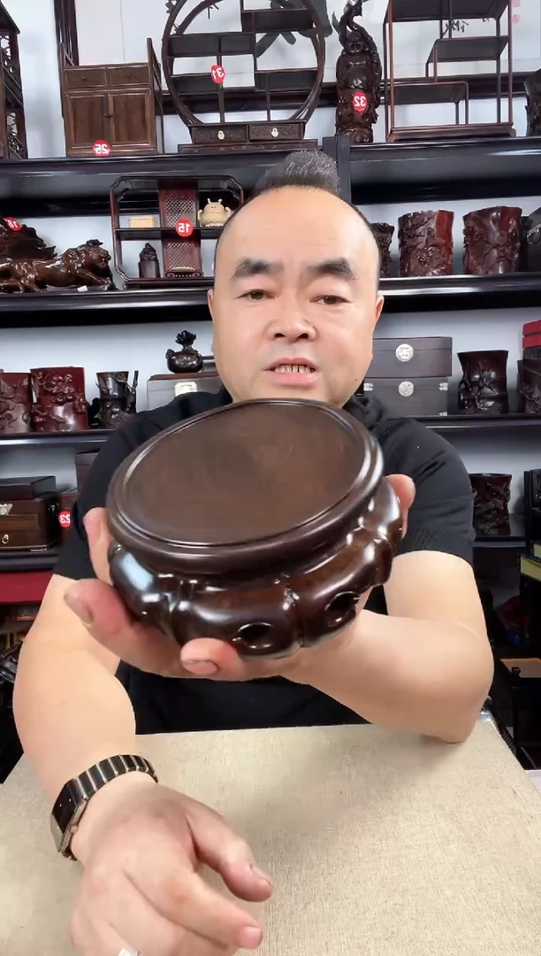 木旋转如意老李红木工艺品