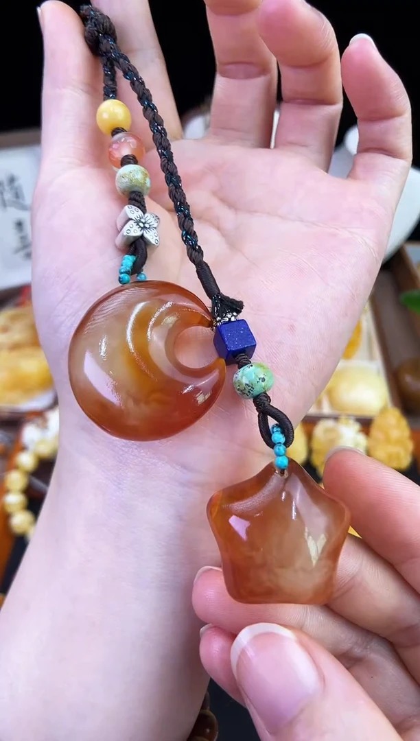 琥珀未镶嵌珠宝奇石柒月