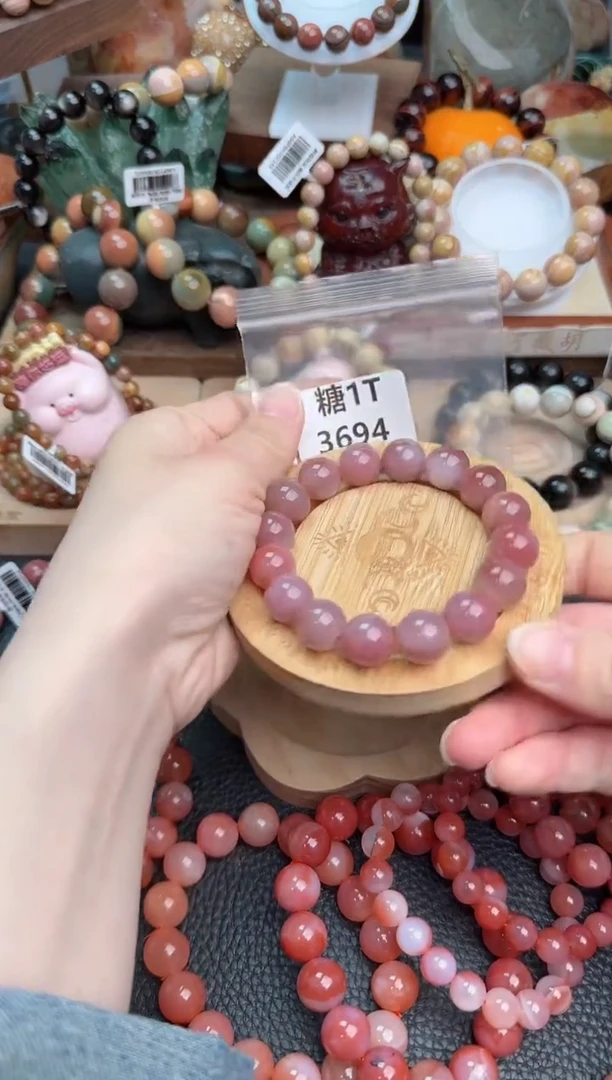 【闪购商品】石英质玉手链未镶嵌1T3694