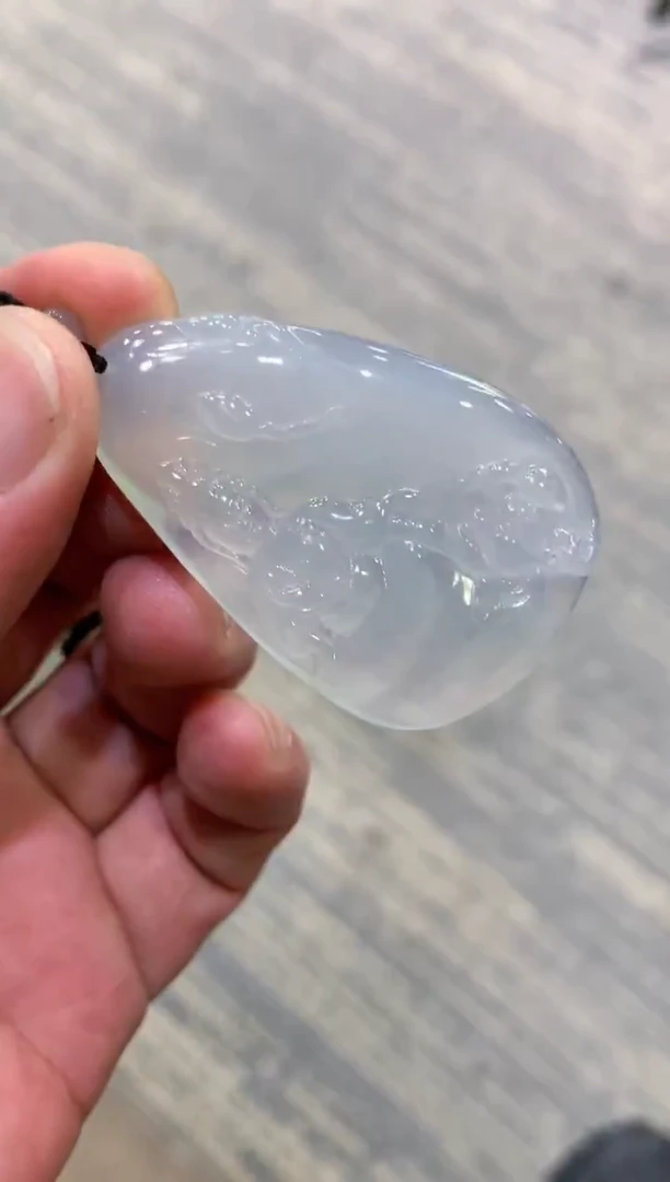 颈饰未镶嵌翡翠天然A货翡翠