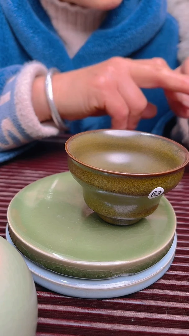 【闪购商品】瓷片原生态原矿茶叶末杯子