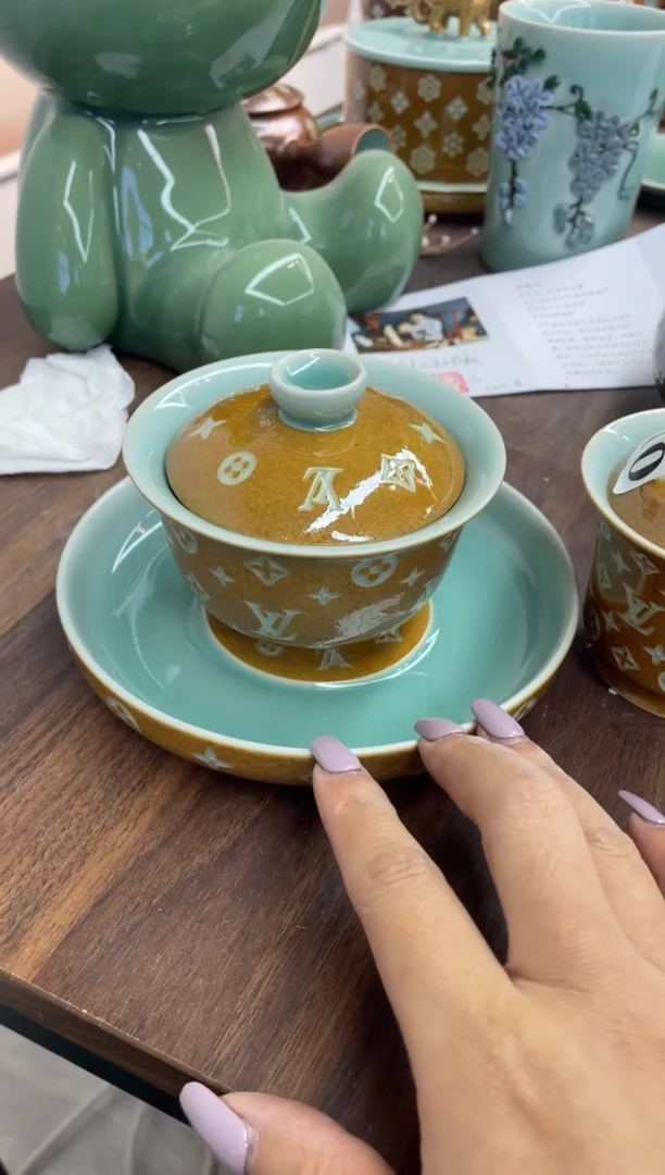 瓷特价福利 微瑕 慧仙青瓷