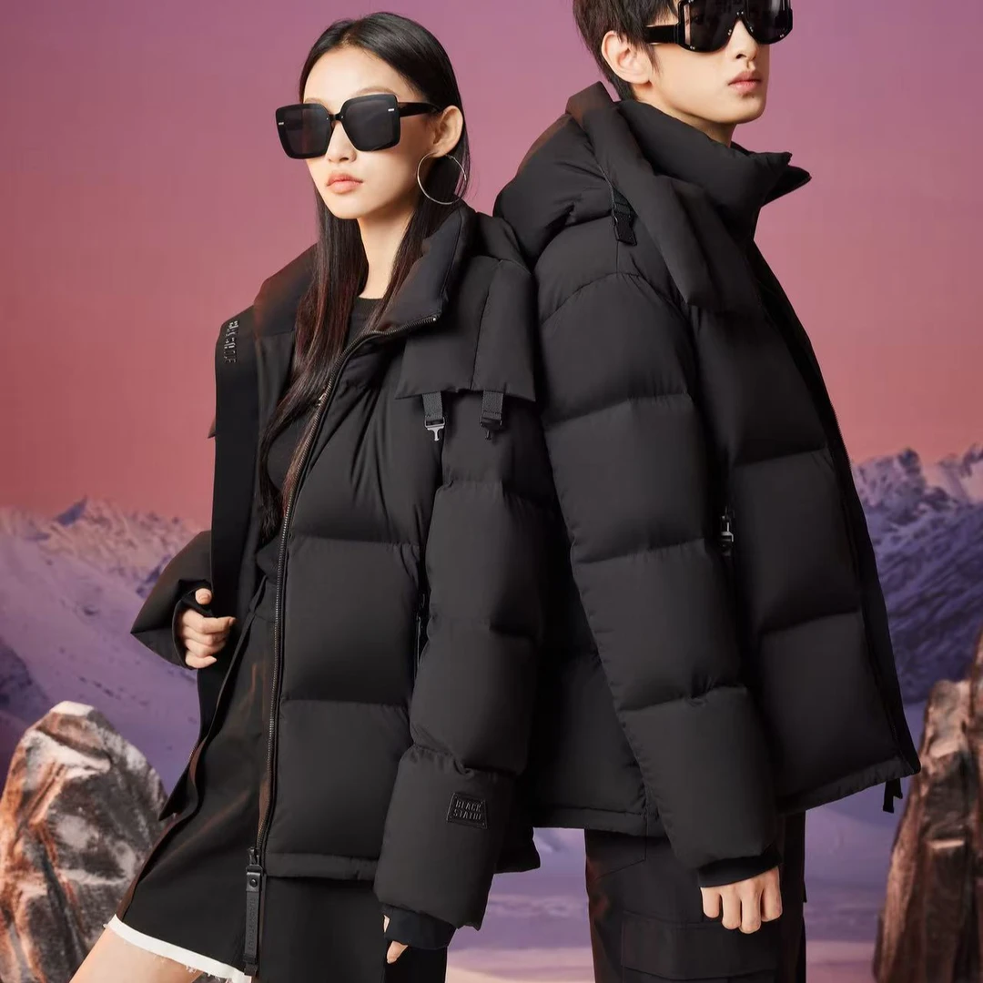 9270男女羽绒服【鹅】潮流款厚款连帽羽绒服