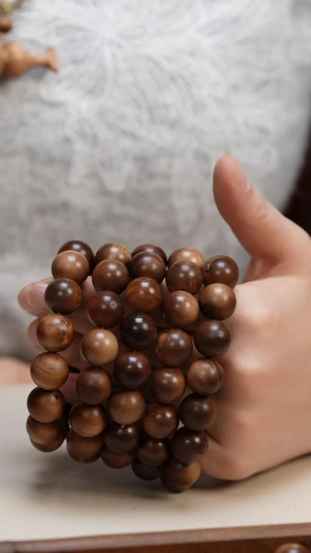 檀香木手串/手链老山檀香1.5圆珠多样式发其一瑕疵瑕疵