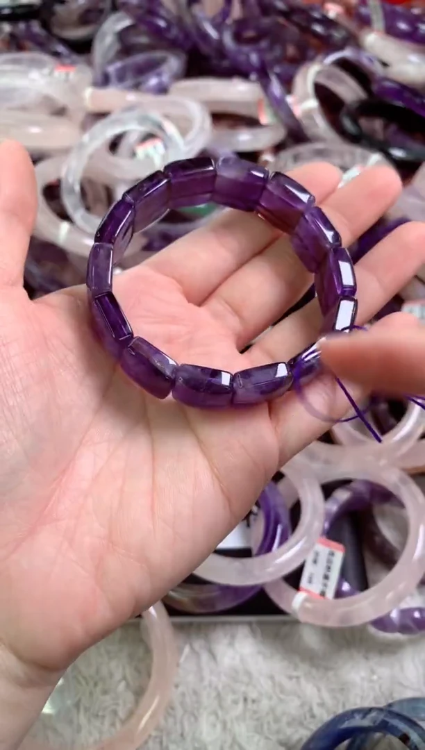 未镶嵌手镯水晶手牌（多样性）