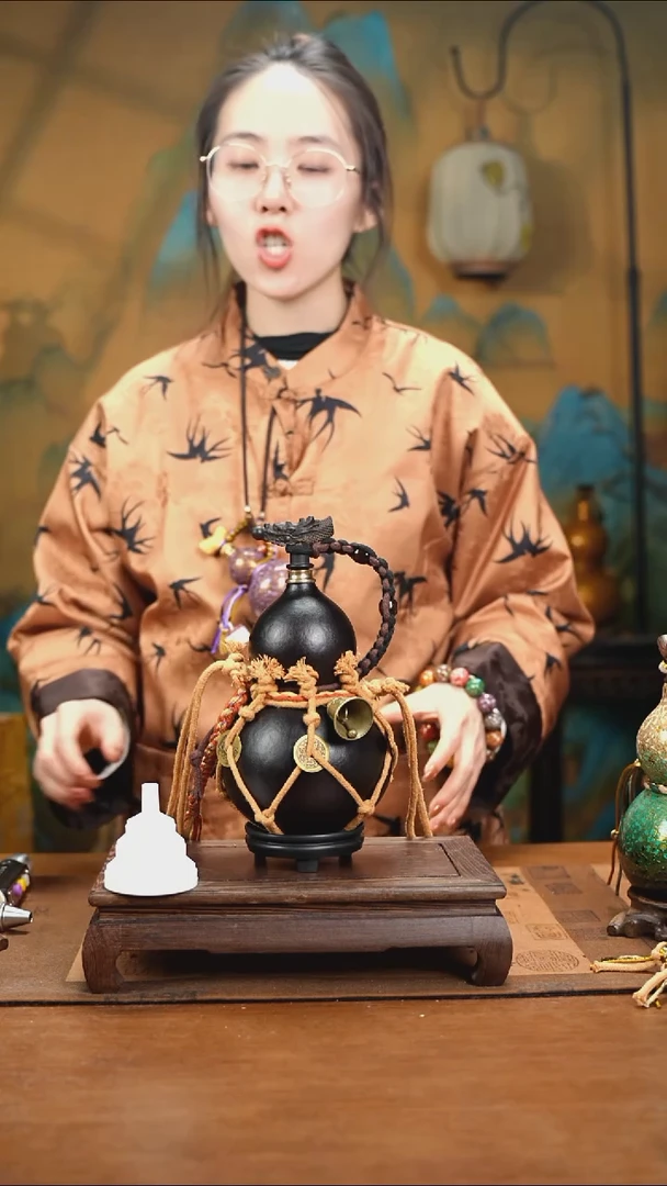 XG083网兜款大漆酒葫芦（现货现发）