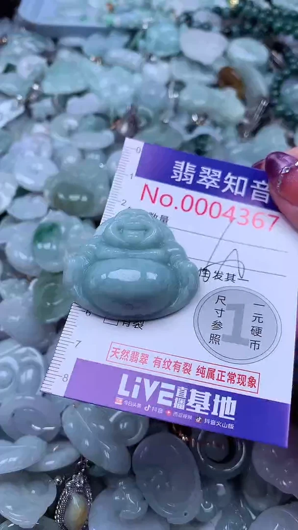 翡翠未镶嵌吊坠(不含链)4367