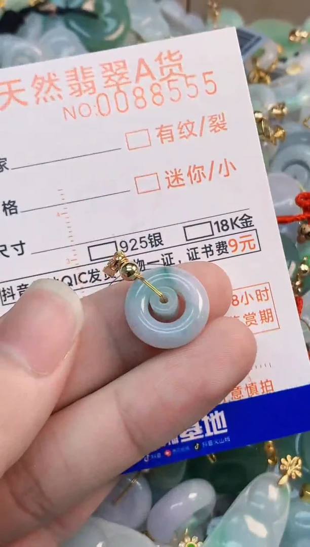 翡翠未镶嵌吊坠(不含链)1