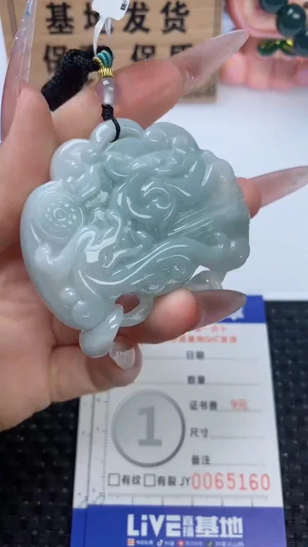 翡翠未镶嵌颈饰