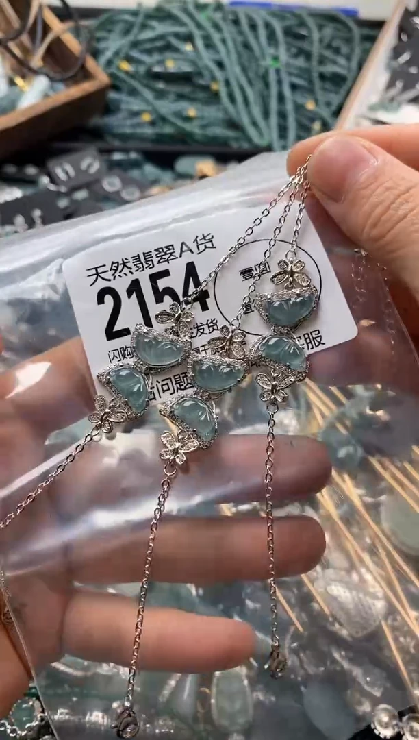 【闪购商品】翡翠颈饰未镶嵌多样性发其一2154