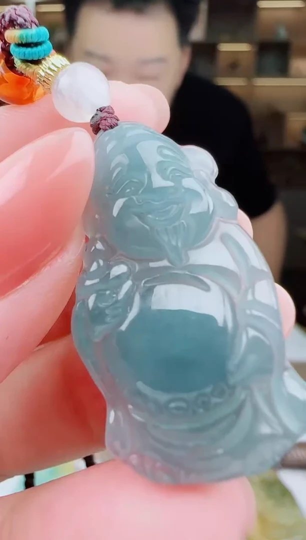 颈饰未镶嵌翡翠多样性发其一 小财神