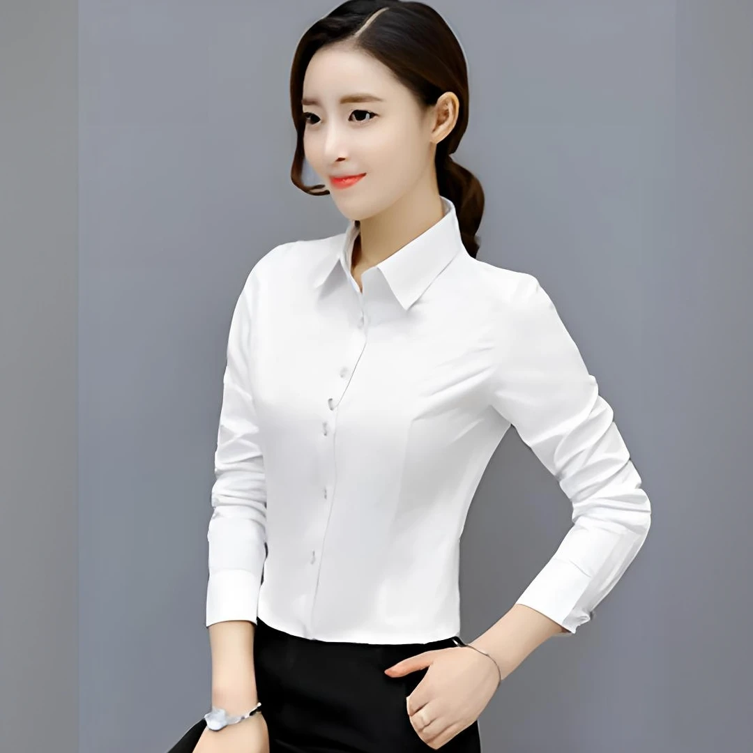 E601-E800职业女衬衫长袖