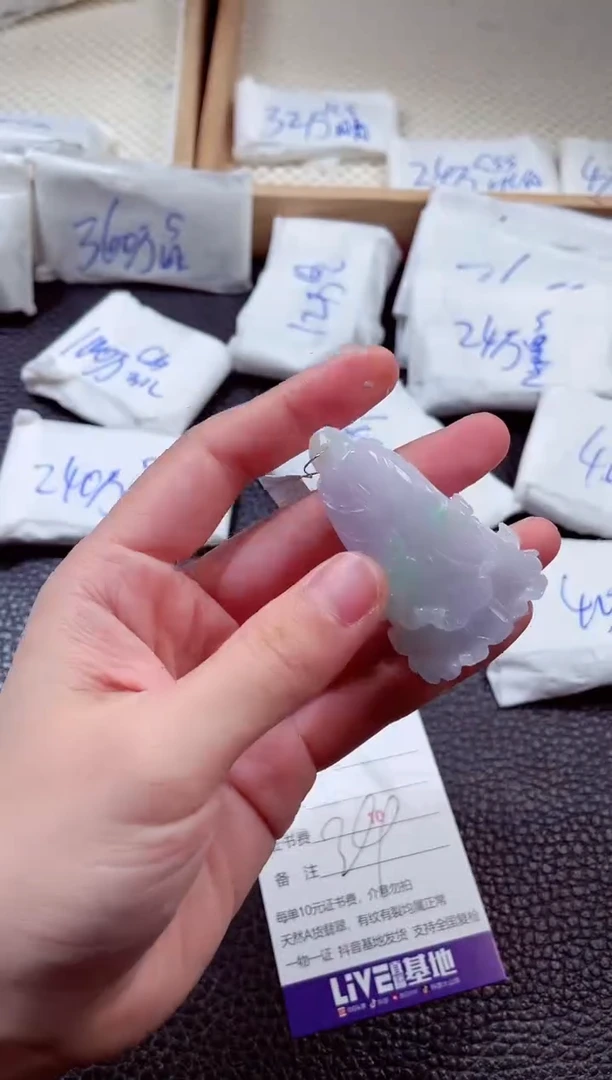 翡翠未镶嵌颈饰00003039