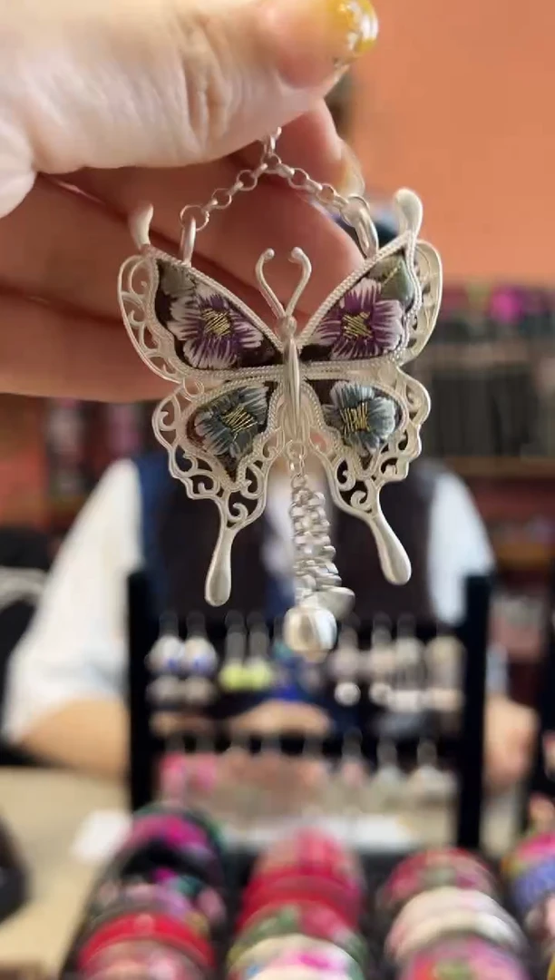 织绣艺枝独绣老绣饰品60